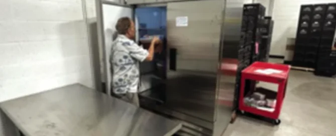 Quick Green Tip: Kitchen remodel turns gourmet discards into "Manna" for food bank